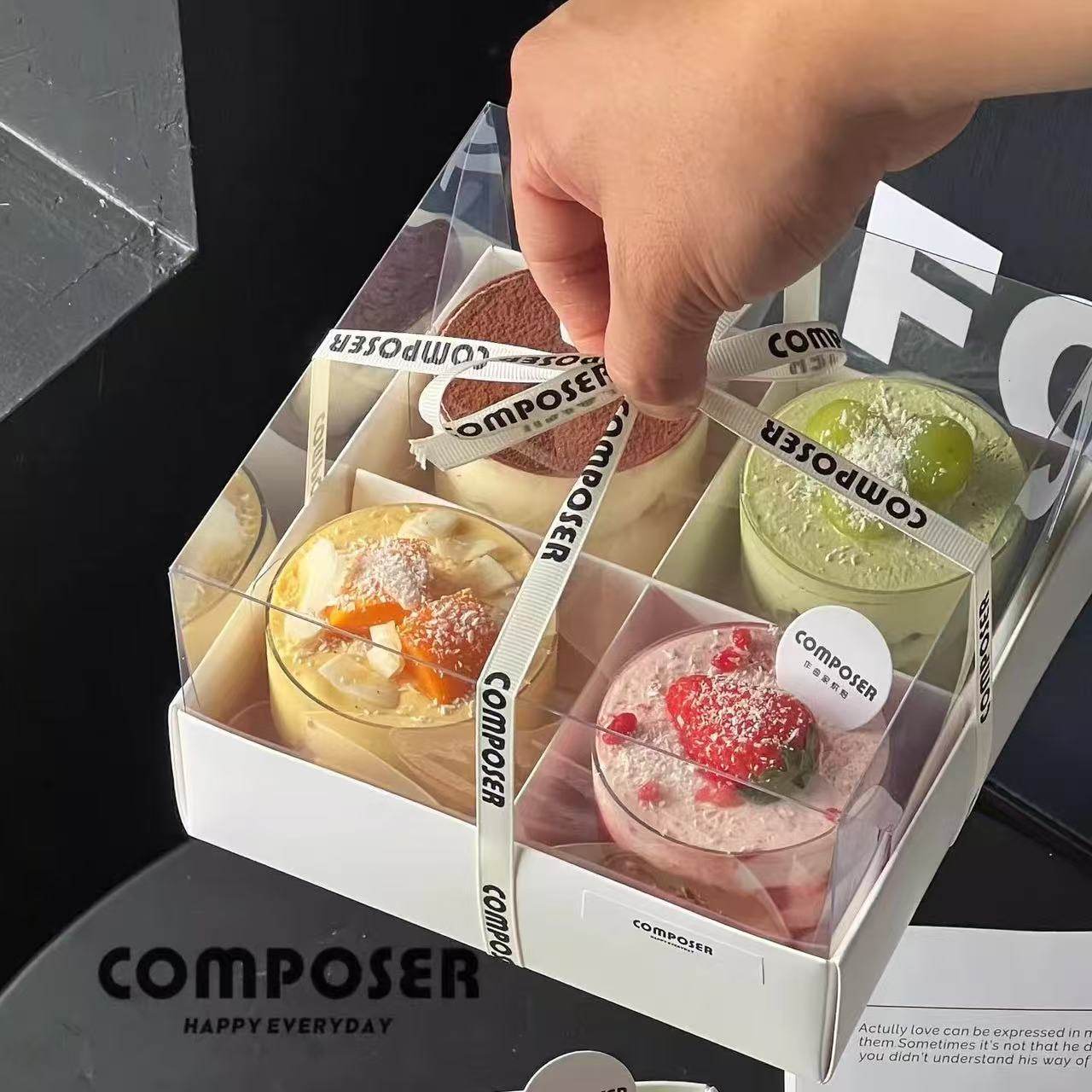 46宫格女神节春游野餐盒外带打包盒下午茶甜品盒子烘焙蛋糕包装盒,淘宝优惠券,粉丝福利购,淘宝优惠卷