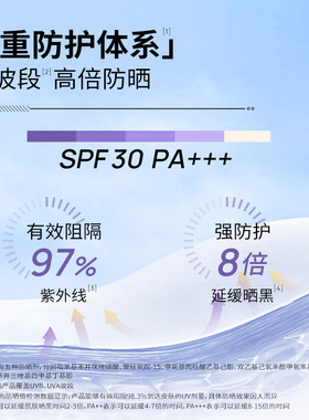 瑷尔博士精研凝光多维防晒乳防晒霜乳清爽养肤防紫外线SPF30