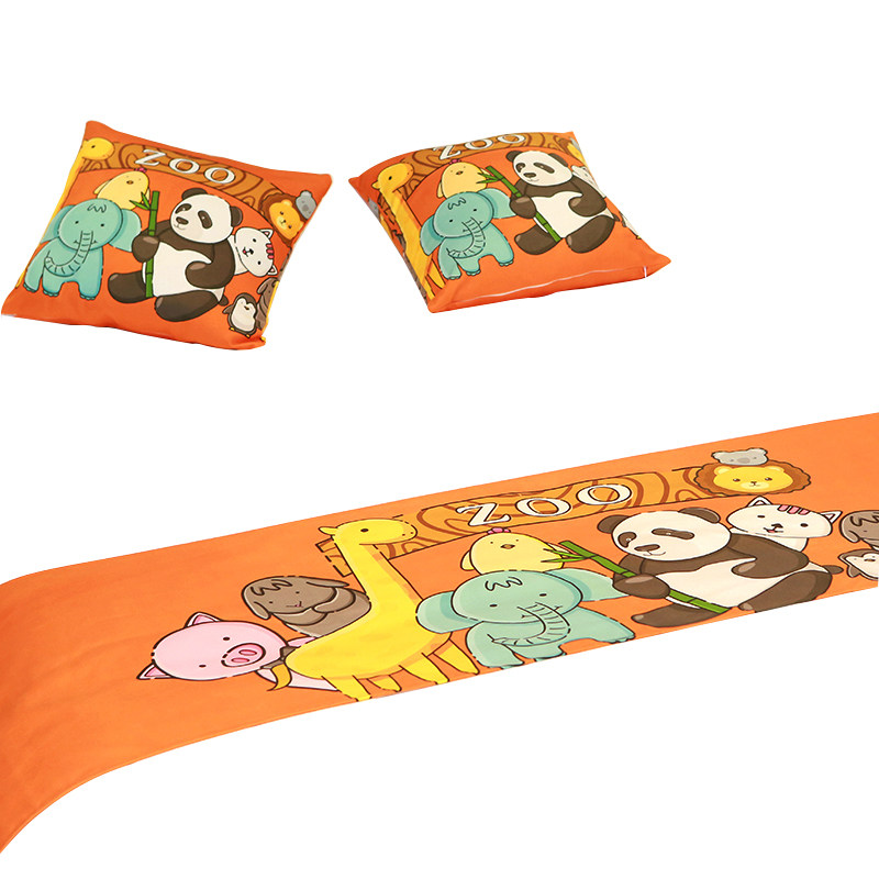 定制酒店宾馆亲子房装饰布置卡通床尾巾民宿可爱儿童房床旗抱枕,淘宝优惠券,粉丝福利购,淘宝优惠卷