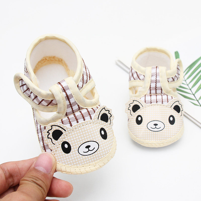 婴儿鞋子0-1岁春秋夏季宝宝学步鞋不掉脚软底6-12个月8室内布鞋男