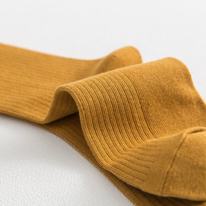 ins潮秋冬商务休闲彩色纯色男棉袜 曲夫人短袜/打底袜/丝袜/美腿袜