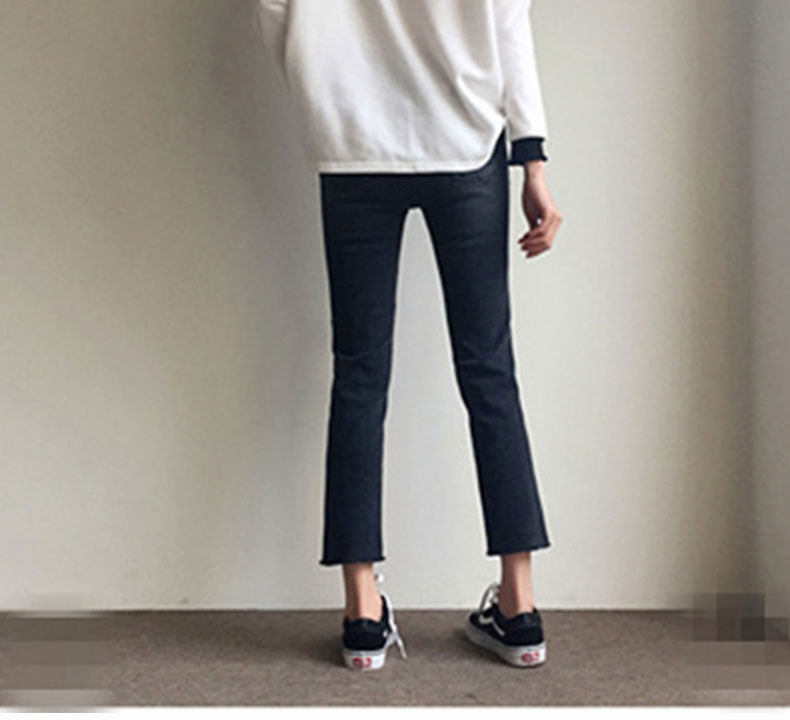 直筒女155小个子高腰显瘦潮牛仔裤 默恒牛仔裤