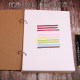 Kindergarten loose leaf marker pencil thickened special painting book A4 hand-drawn record game animation high white card paper DIY blank sketch drawing book detachable elementary school student 8K drawing paper