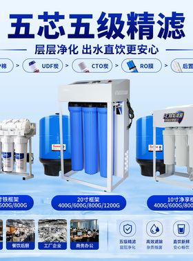 大流量商用RO净水器奶茶店框架机
