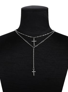 crosschokersweaterchain链