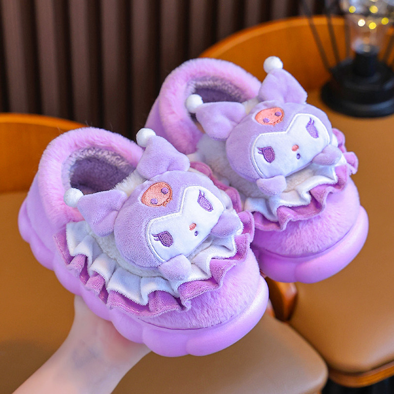 秋冬季儿童棉拖鞋女童室内可爱卡通女孩居家婴幼儿宝宝包跟棉鞋,淘宝优惠券,粉丝福利购,淘宝优惠卷