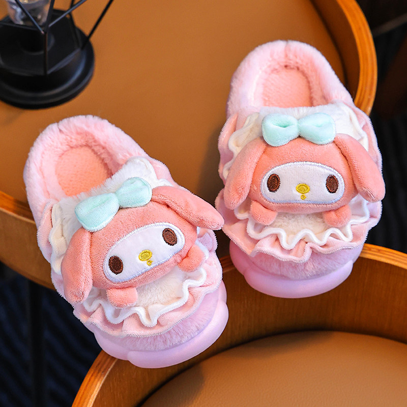 美乐蒂秋冬季儿童棉拖鞋男女童室内可爱卡通棉鞋婴幼儿宝宝棉拖,淘宝优惠券,粉丝福利购,淘宝优惠卷