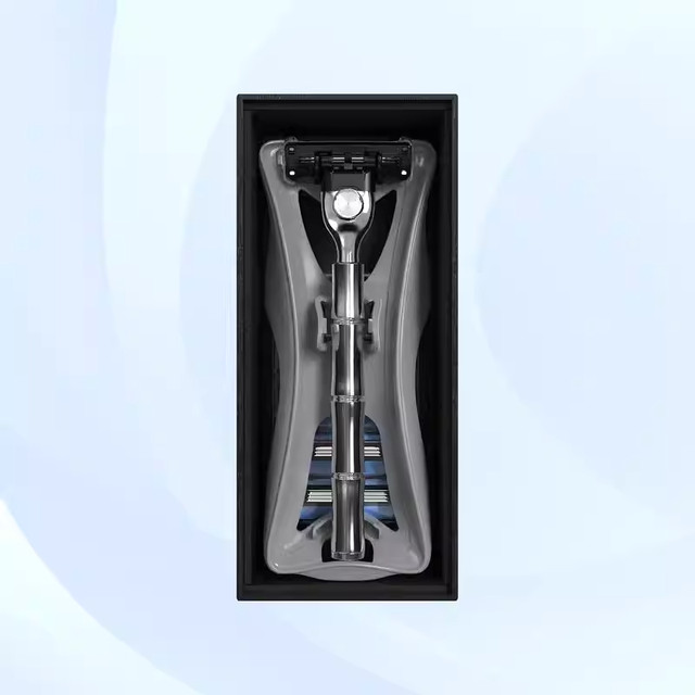 Friday laser spot welding process razor bamboo razor ceramic coating 3-layer blade essential gift box