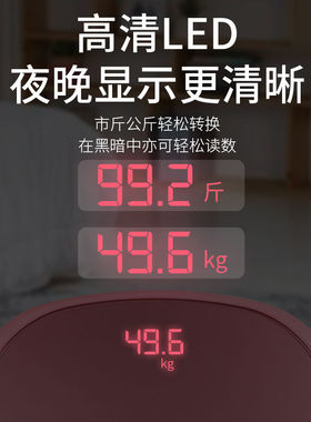 蓝牙高精准电子体重秤