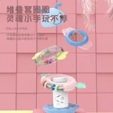 Качалка для новорожденных, успокаивающая погремушка, детская игрушка, детский прорезыватель, 0-1 лет, раннее развитие, со звуком, можно грызть, 3-6 мес.