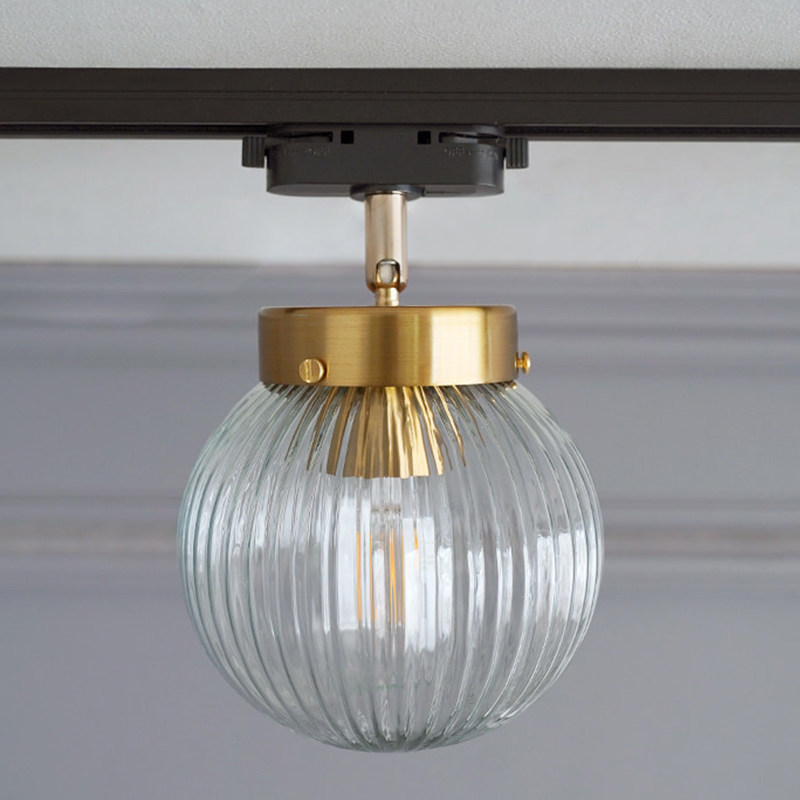 怀旧氛围LED轨道灯玻璃家用客厅厨房2米明装滑轨温馨照明射灯2022,淘宝优惠券,粉丝福利购,淘宝优惠卷