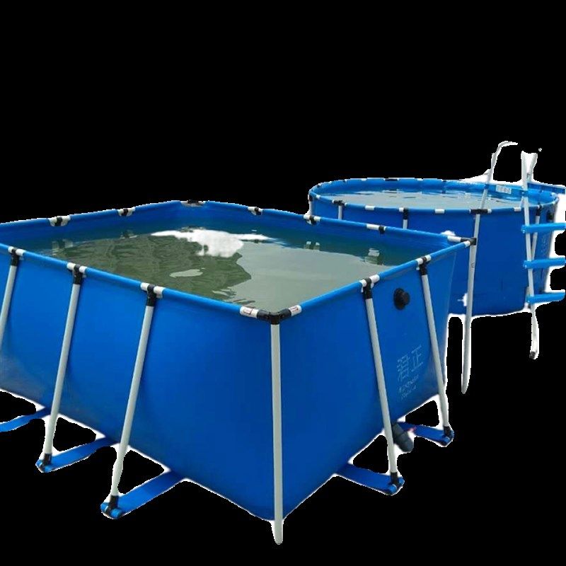 帆布支架鱼池阳台小鱼池游泳蓄水池养殖养鱼养虾水箱防水布水池,淘宝优惠券,粉丝福利购,淘宝优惠卷