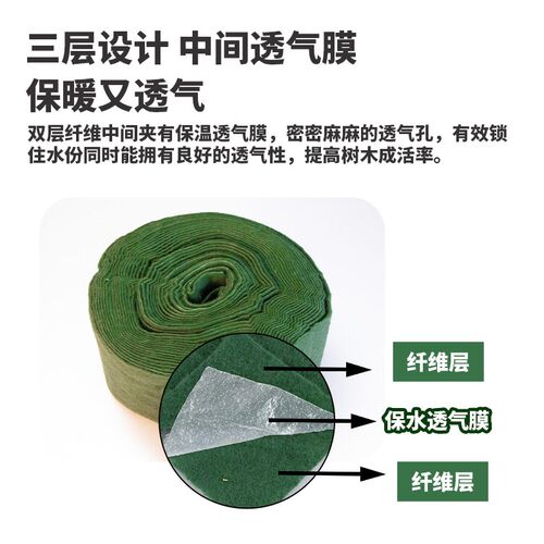 裹树布缠树布包树布树木保温保湿带防晒防寒布园林无纺布植物缠绕 - 图2