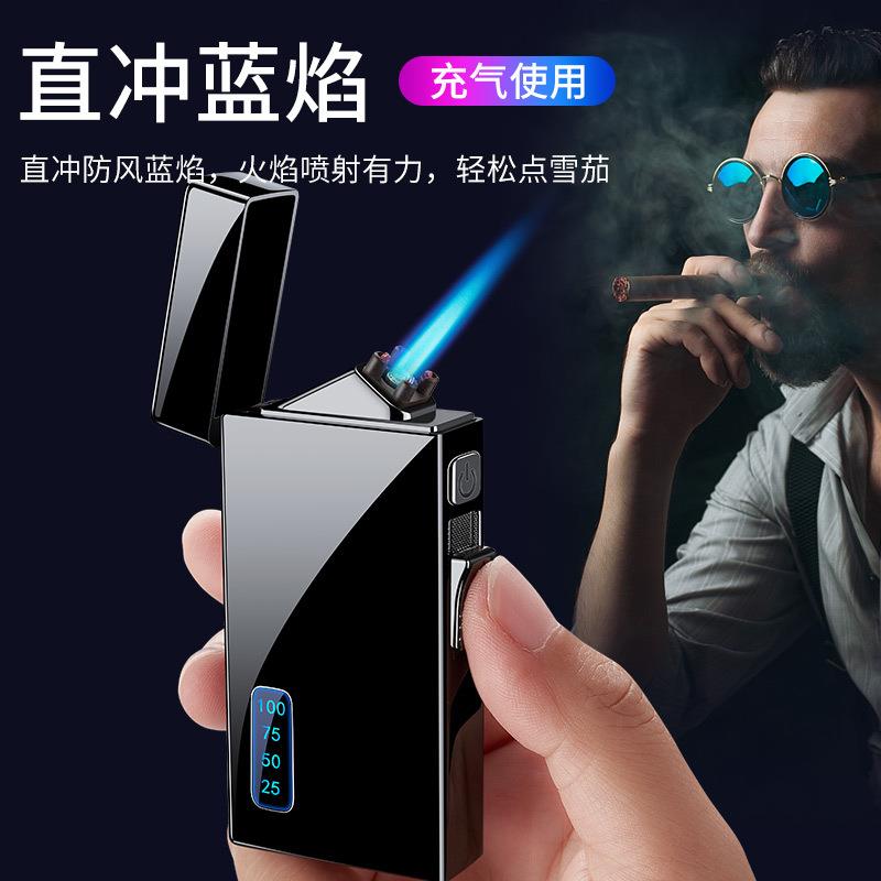 Windproof Gas+Arc Usb Lighter Metal Plasma气电点火器Lighters - 图1