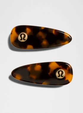 lululemon露露乐蒙 徽标设计 - 发夹情侣款 米白色 玳瑁色LW9FNHS