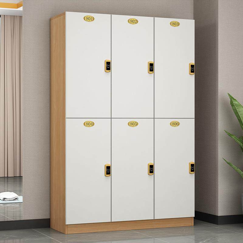 新款直销原木色更衣柜员工柜木质理发店存包柜健身房瑜伽储物柜美,淘宝优惠券,粉丝福利购,淘宝优惠卷