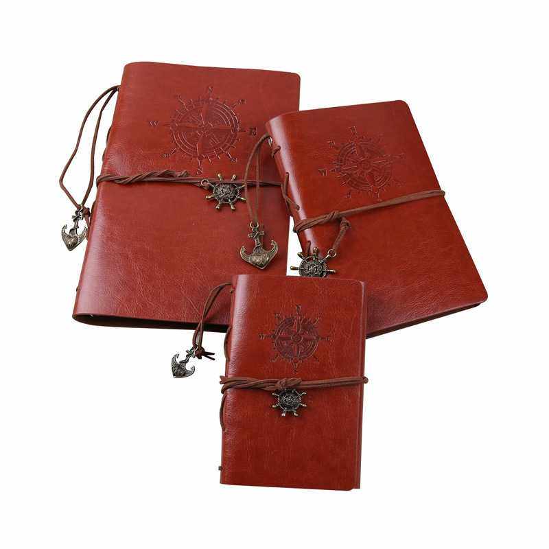 新款直销欧式复古海盗笔记本文具a5创意旅行日记本可拆卸pu活页随,淘宝优惠券,粉丝福利购,淘宝优惠卷