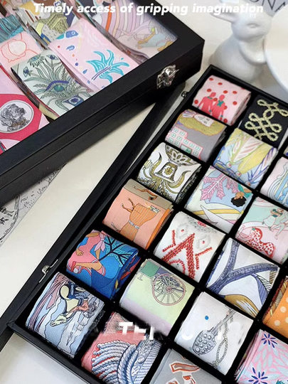 Dior poignée de sac femme foulard en soie foulard en soie polyvalent bandeau rétro sac féminin ruban haut de gamme