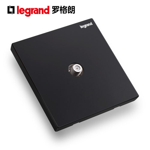 legrand罗格朗K8碳素黑F头宽频电视86型有线电视高保真TV插座面板 - 图3
