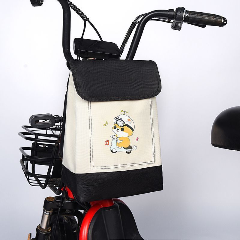 Electric vehicle hanging bag storage pocket artifact hanging bag front storage hanging bag mobile phone storage bag tram waterproof