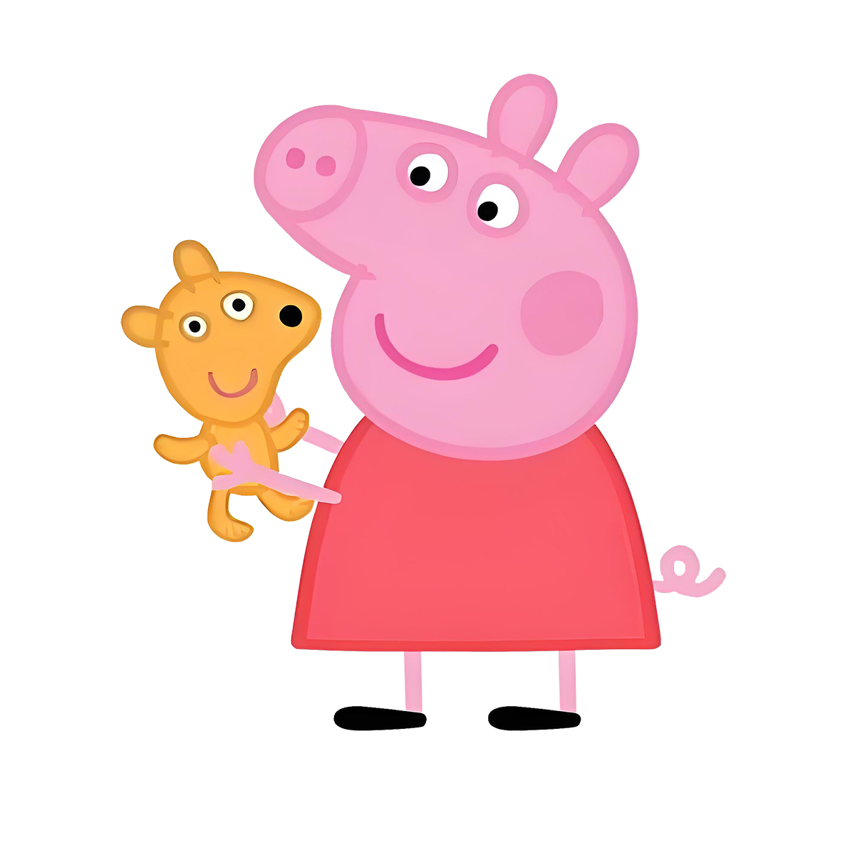 新款小猪佩奇卡通动漫可耐水洗衣服热转印白墨烫画定制贴满29包邮 - 图2