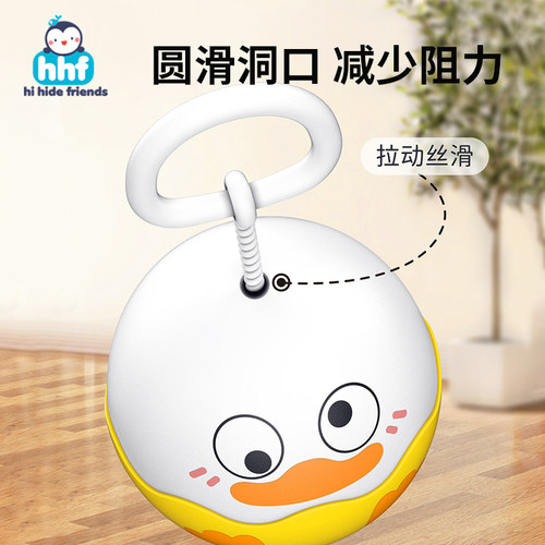 儿童发光飞轮拉哨球短链手眼协调益智童年玩具拉绳男女孩创意解压 - 图1