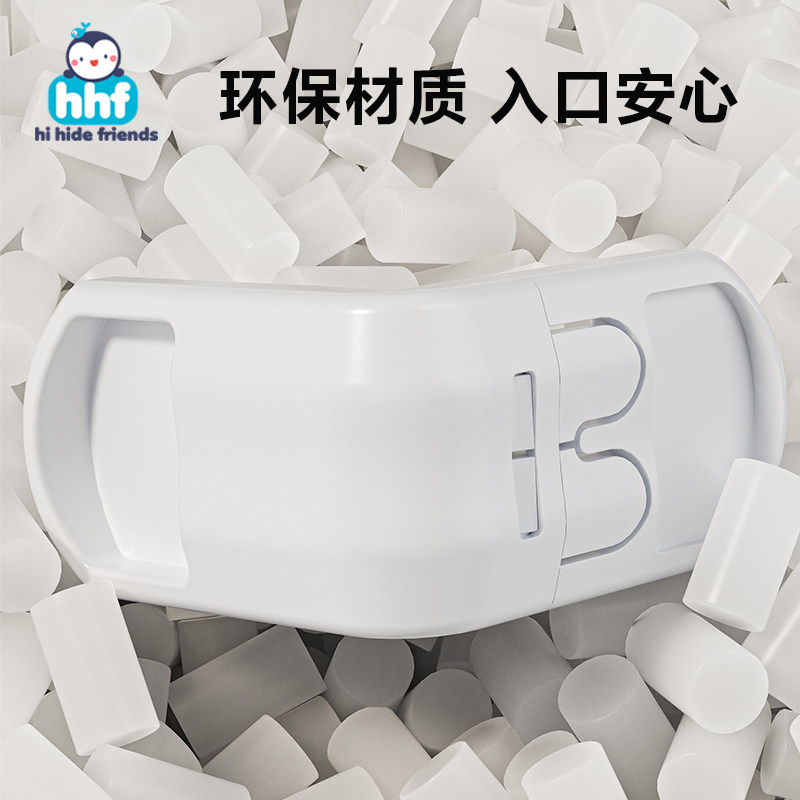 儿童安全锁抽屉防夹手柜子直角锁扣宝宝柜门锁冰箱门两用安全防护
