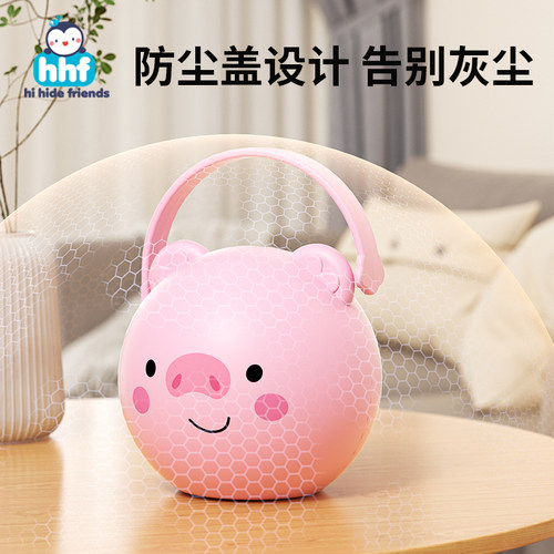 宝宝奶嘴防尘收纳盒零食盒宝宝安抚奶嘴牙胶磨牙棒外出便携收纳盒 - 图1