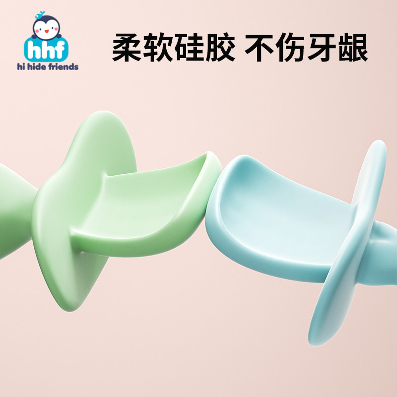 硅胶叉勺子新生婴儿学吃训练辅食工具小自主进食儿童餐具叉子套装