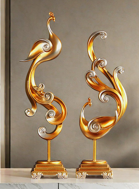 结婚礼物凤凰招财北欧电视柜