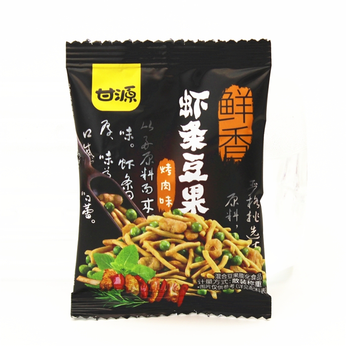 甘源牌鲜虾味豆果烤肉味混合大礼包 果鲜生食品豆类制品