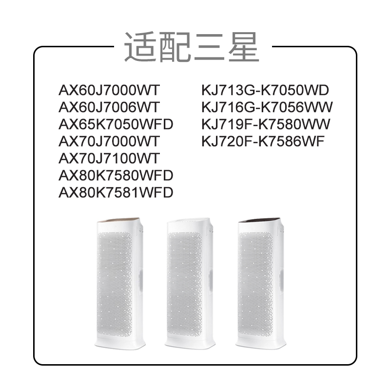 适配三星空气净化器滤网AX60J7000WT/7006WT滤芯CFX-C130/SC除醛-图0