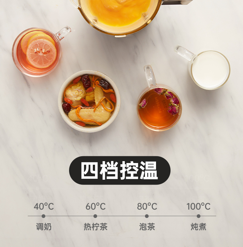 西屋周佳专卖店美国西屋小型破壁机全自动多功能家用免过滤豆浆机新款大容量2