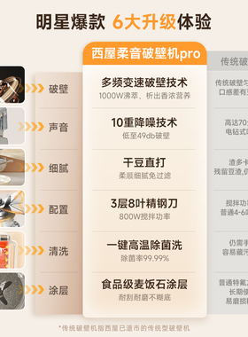 家用破壁机西屋加热全自动