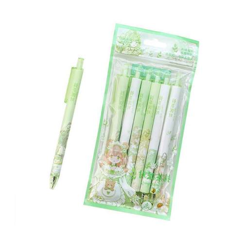 Zoecor 6Pc/Lot Kawaii Gel Pen Set Cute Ballpoint Pens - 图3