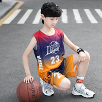 Boy Clothing Boys Basketball Suit Quick Dry Suit Summer Vest Children Sport Handsome summer clothing Boy vest Jersey Tide