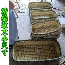 Sichuan bamboo-knitted baby newborn cradle bed rocking and portable hand basket on-board appeasing sleeping basket old baby bed