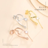 Защитный амулет, пряжка, изумрудная застежка, аксессуар из нефрита из воскового агата, подвеска, серебро 925 пробы, золото 750 пробы