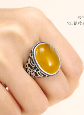 diy十字架绿松石碧玉戒指空托