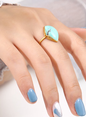 简约菱形戒指空托男镶嵌空托配件