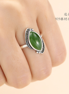 纯银男女戒指空托马S925diy