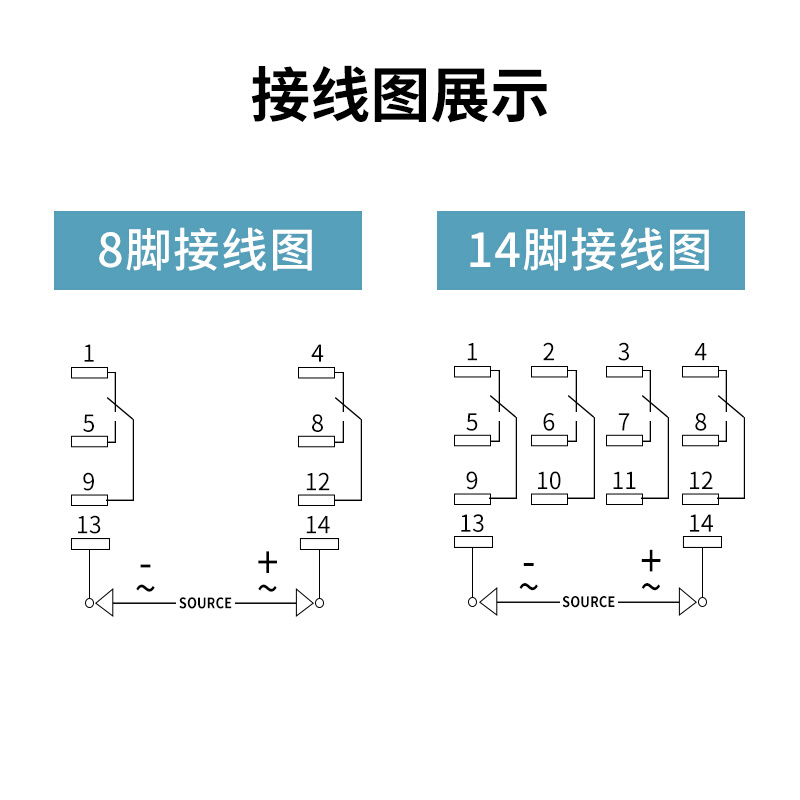 延迟控制H3Y-2/2H/4小型微型数显循环时间延时继电器12V/24V/220V - 图2