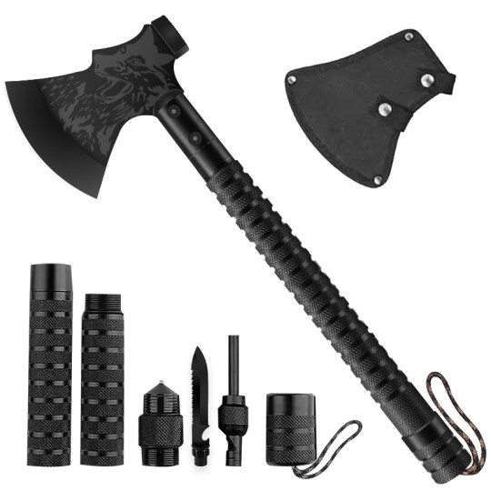 Outdoor multifunctional ax fire ax camping logging ax portable hand ax vehicle rescue tool