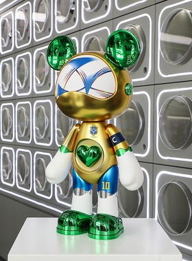 星际熊创意新潮星际球星摆件