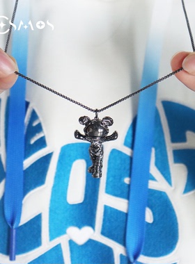 星际熊合金男女通用项链现货