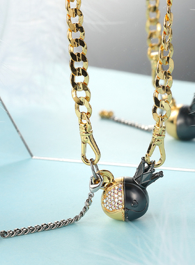 星际熊铜仿水晶铜情侣