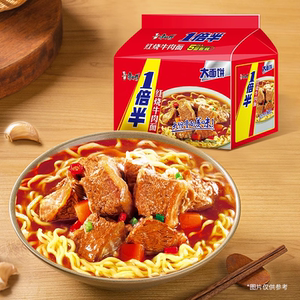 临期品：康师傅一倍半牛肉面15包