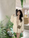 Pure wool mid-length double-sided woolen coat double-sided woolen coat