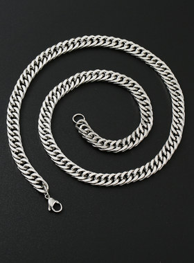 古巴链项链素链卫衣锁骨链