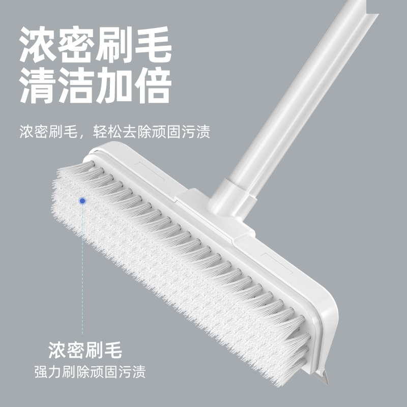地板刷卫生间刷子刷地地缝清洁神器浴室厕所洗地洗墙长柄硬毛缝隙 - 图2